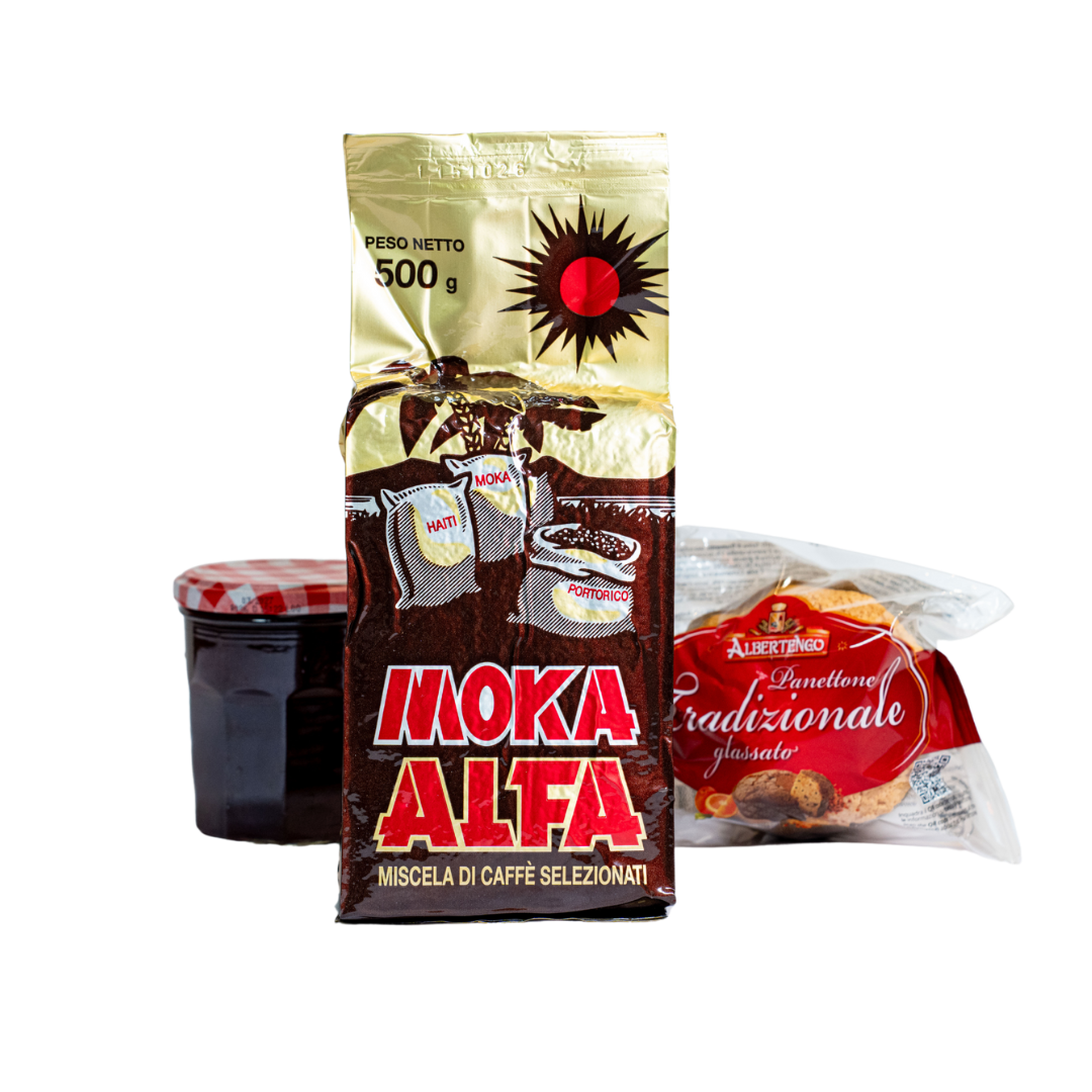 Caffè 500g + panettoncino + marmellata